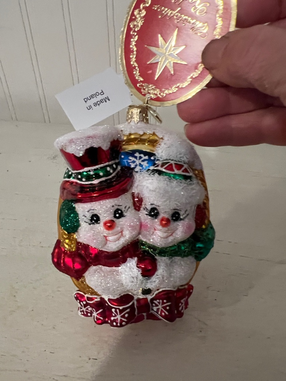 NWT Christopher Radko Santa Christmas Ornament